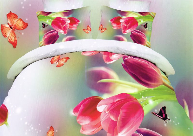 Комплект постельного белья «Dream Fly» (1,5 спальное, микросатин, 1 наволочка 50×70 и 1 наволочка 70×70) | Dream Fly | Tango