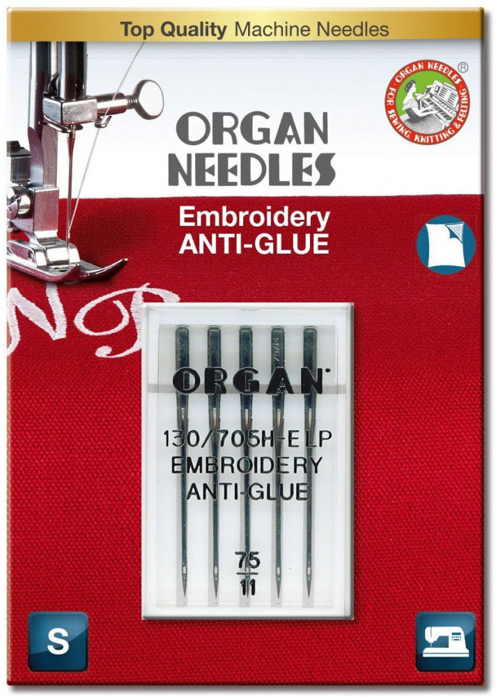 Иглы №5/75 «Anti-Glue» | Organ Needles
