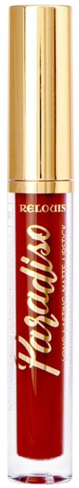 Помада для губ матовая, тон 09 Wine night | Paradiso | RELOUIS