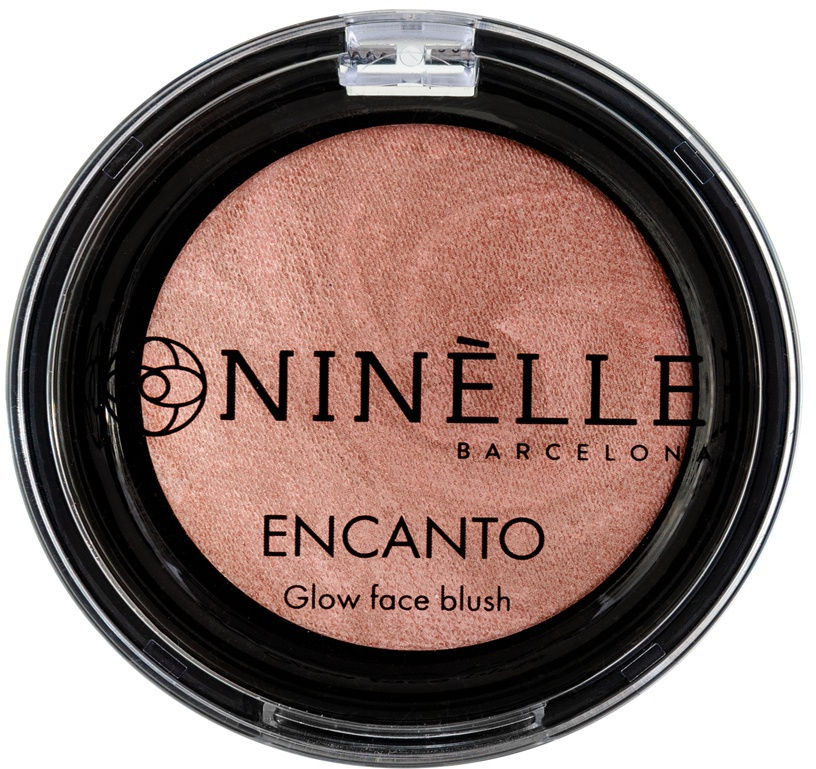 Румяна для лица с эффектом сияния «Encanto», оттенок 433 Пыльный розовый | Ninelle