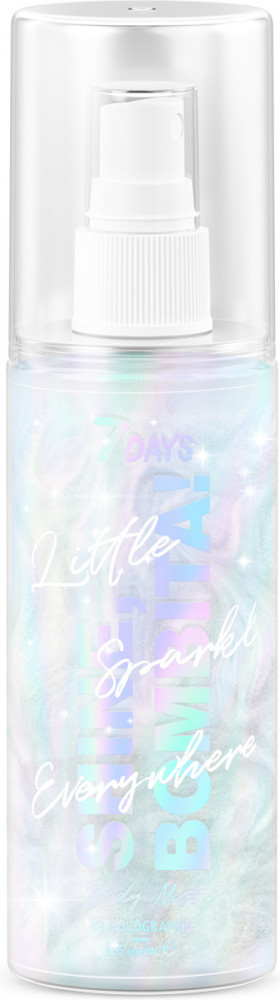 Мист для тела парфюмированный с шиммером 03 Holographic | Shine, Bombita! | 7Days