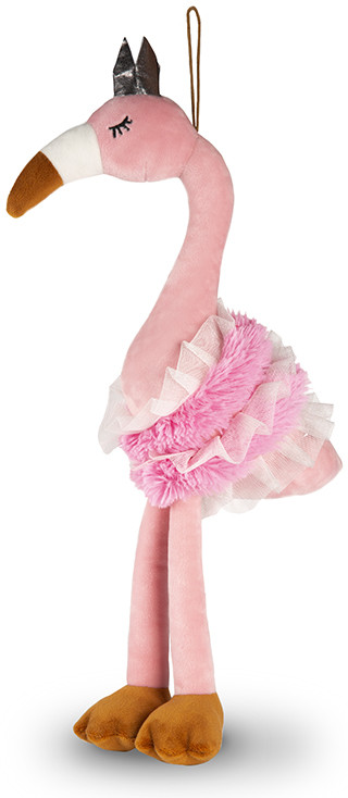 Игрушка мягкая «Фламинго в юбочке и короне» | Maxitoys Luxury