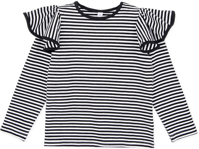 Лонгслив для девочек | Black couture | PlayToday