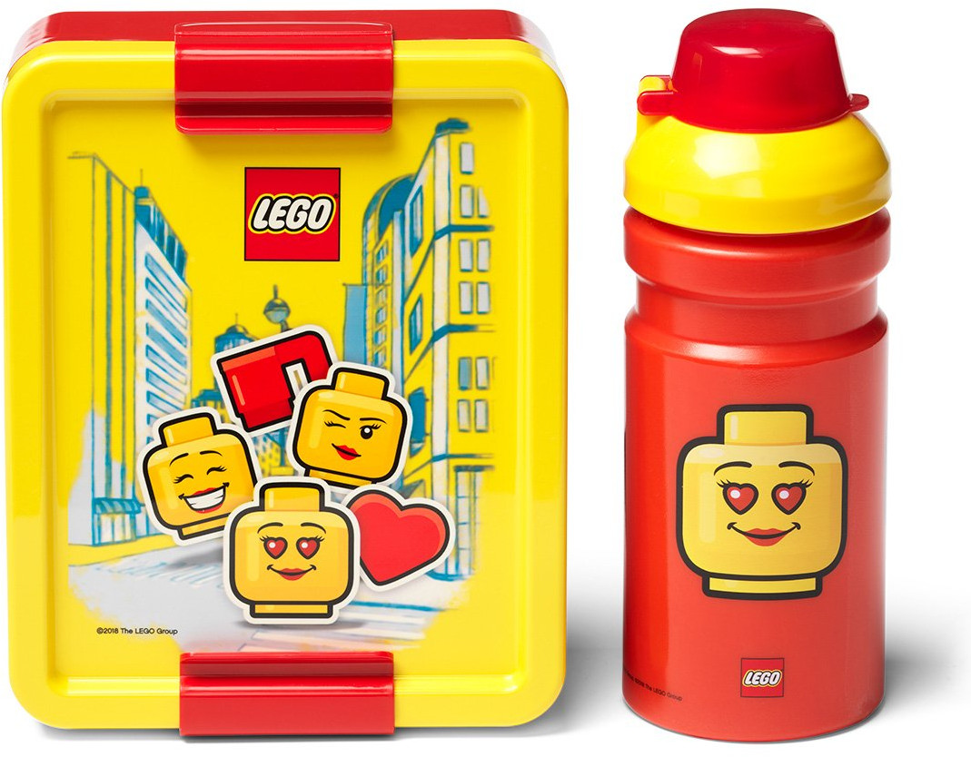 Набор посуды: бутылка, ланчбокс «Iconic girl» | LEGO Iconic | LEGO (ЛЕГО)