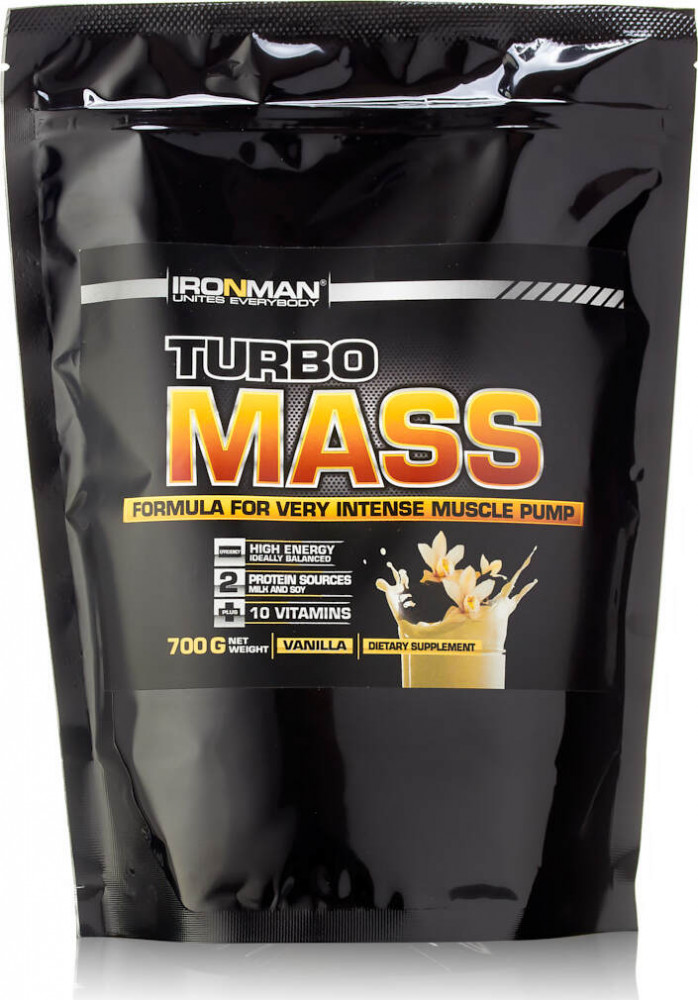 Гейнер со вкусом ванили «Turbo Mass» | Ironman
