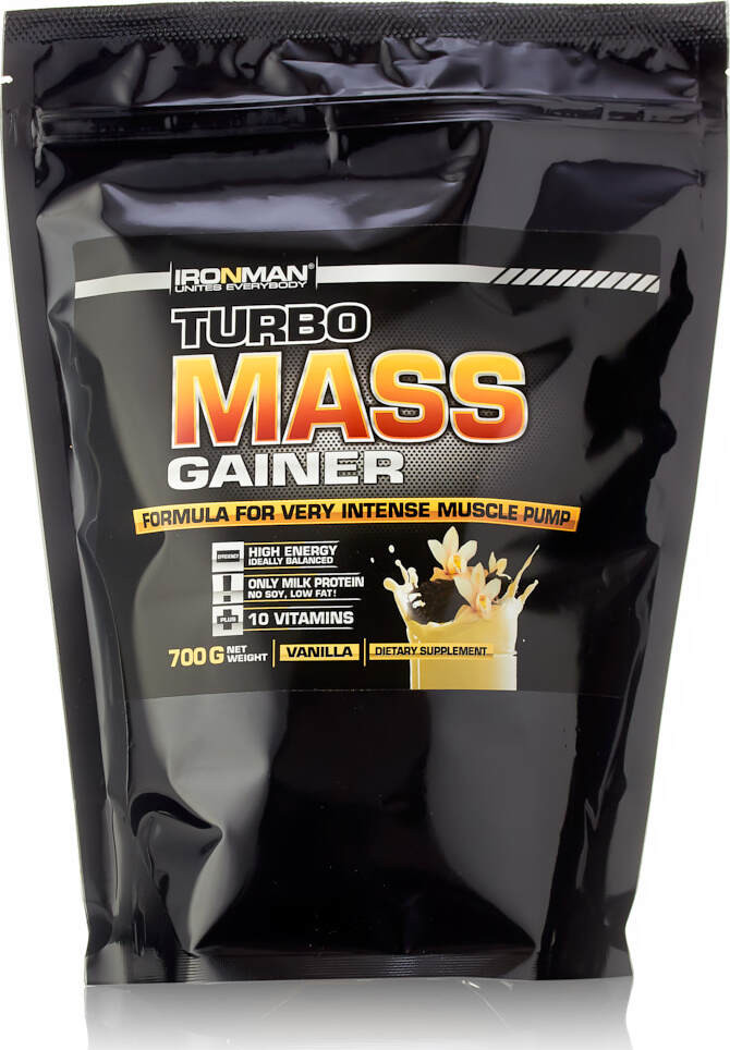 Гейнер со вкусом ванили «Turbo Mass» | Ironman