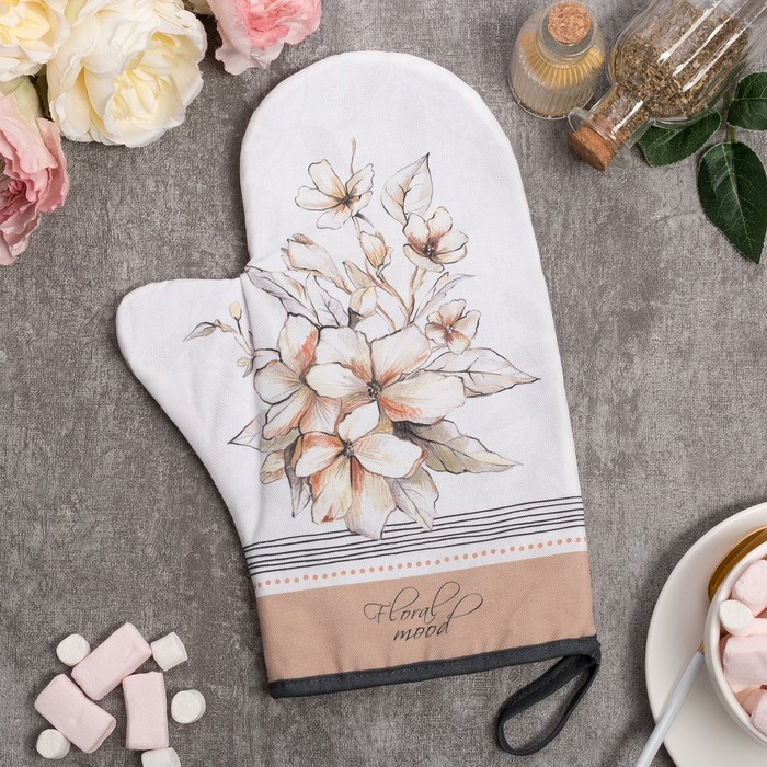 Прихватка-рукавица | Floral Mood | Этель