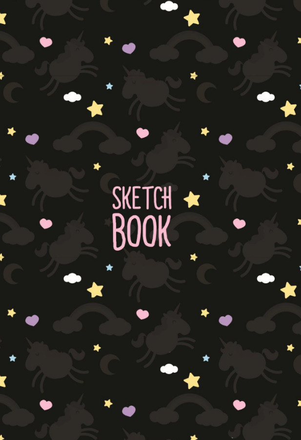 Скетчбук «Единороги со звёздами»
