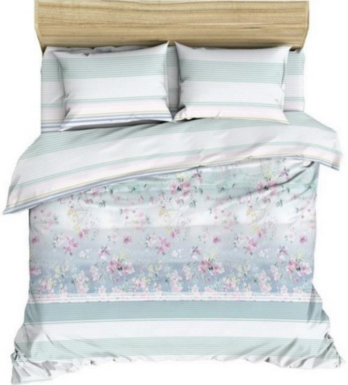 Комплект постельного белья «Адель» (арт. 9260/1, евро, перкаль, 2 наволочки 70×70) | Французский стиль | Василиса