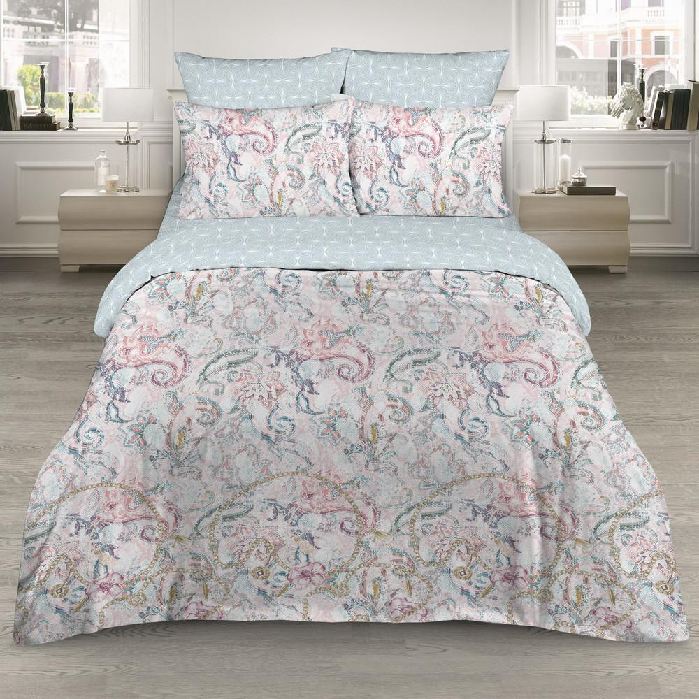 Комплект постельного белья «Украшение» (арт. 70055/1, семейный, перкаль, 2 наволочки 70×70) | Базовая коллекция | Василиса