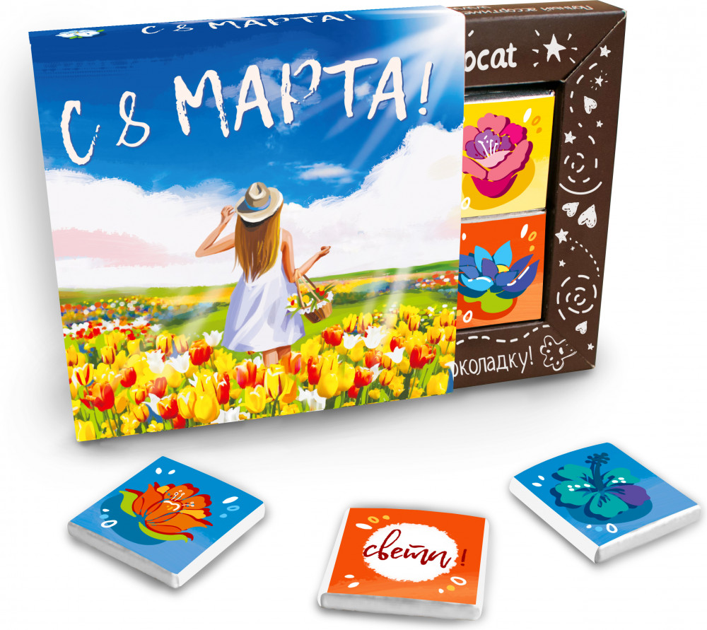 Шоколад молочный «Море цветов» | Chokocat | ChokoCat