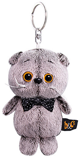 Игрушка мягкая «Басик брелок с бантиком» | Basik | Budi Basa