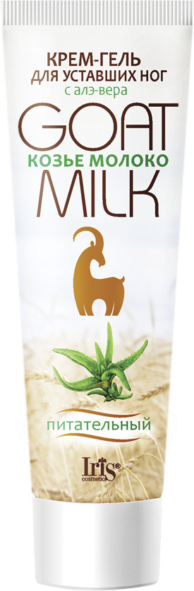 Крем-гель для уставших ног с алоэ-вера | Козье Молоко | Iris Cosmetic