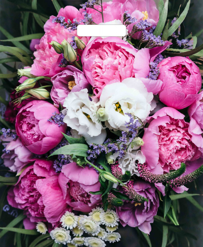 Пакет «Пионы» | Весенняя палитра | ТикоПластик