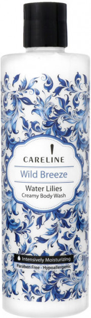 Крем-гель для душа с водяной лилией «Дикий бриз» | Wild Breeze | Careline