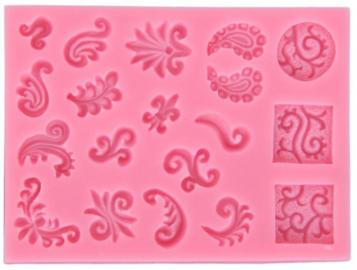 Молд силиконовый «Микс узоров»