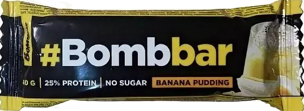 Батончик в шоколаде «Банановый пудинг» | Bombbar