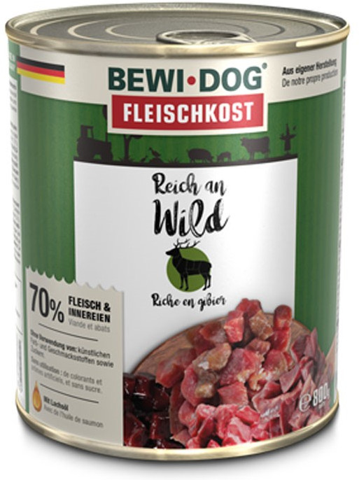Консервы для взрослых собак из оленины | Bewi Dog
