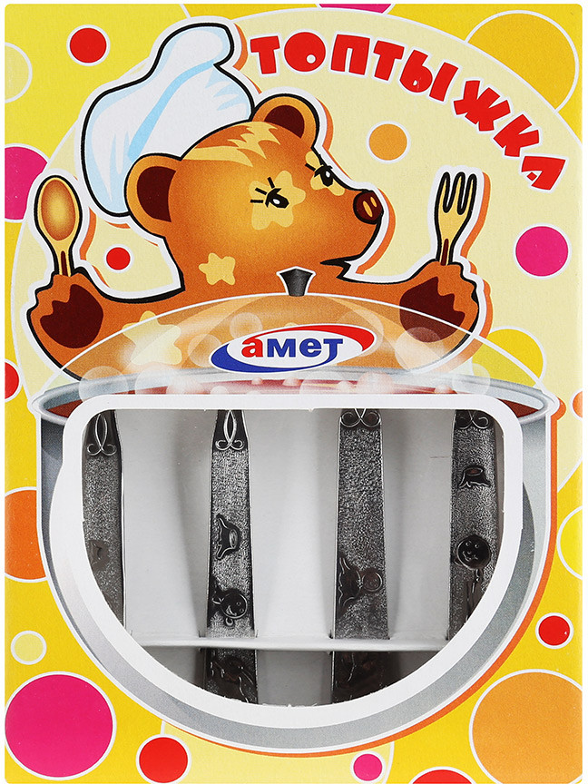 Набор детских столовых приборов «Топтыжка» | АМЕТ