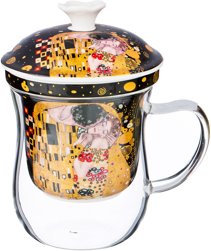 Кружка заварочная с ситом «Поцелуй» | Lefard