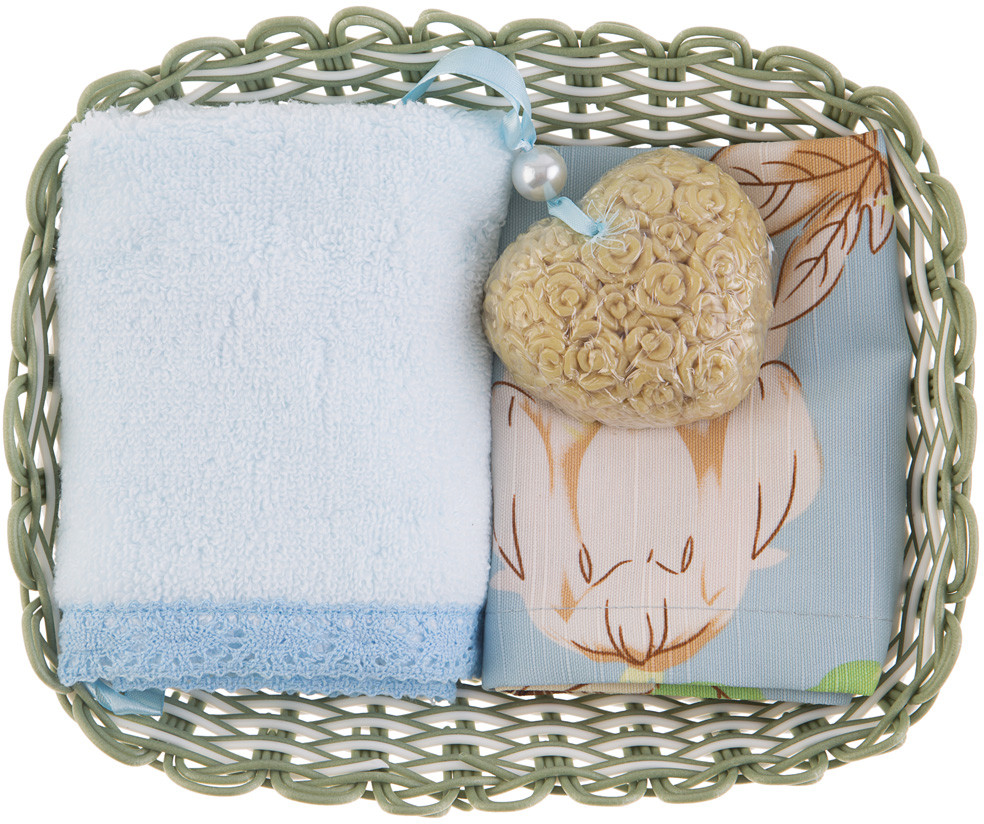 Набор полотенец в корзине «Шарм» | Santalino