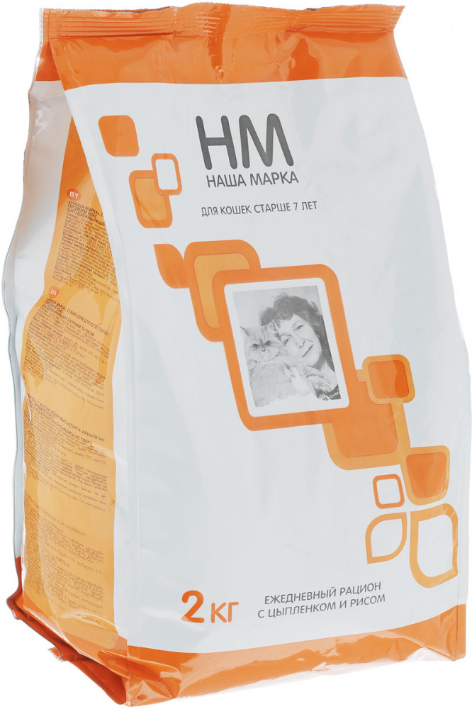 Корм для кошек старше 7 лет с курицей и рисом | Наша Марка