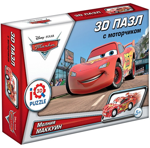 3D пазл «МакКвин» | Disney | IQ 3D Puzzle