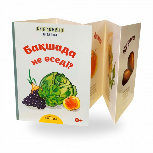 Бақшада не өседі? | Бүктелмелі кітапша