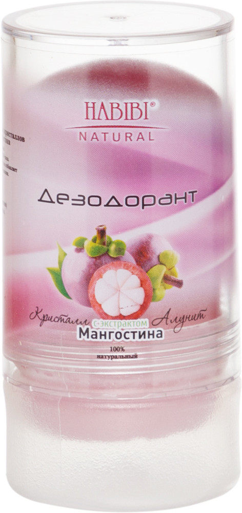 Дезодорант-алунит антибактериальный с экстрактом мангостины | Кристалл | Tawas