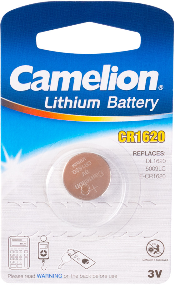 Батарейка литиевая CR1620 | Camelion