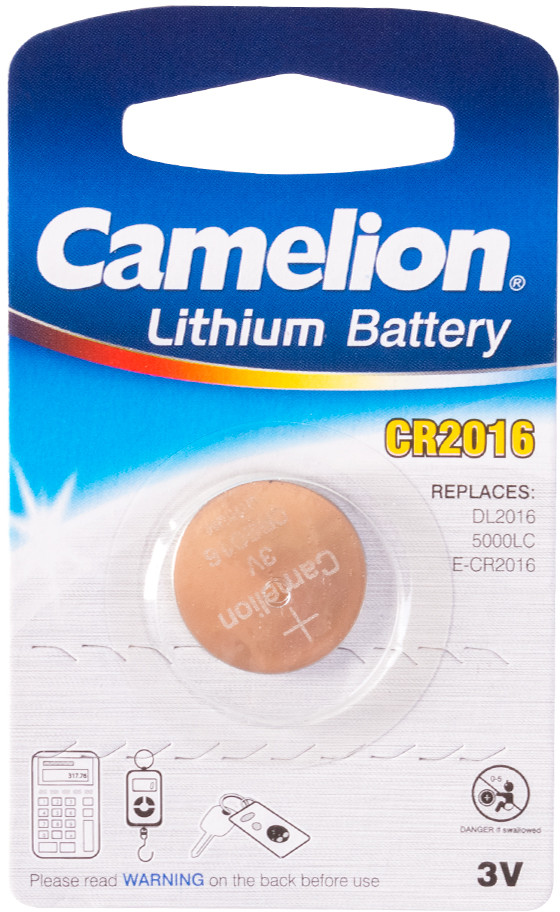 Батарейка литиевая CR2016 | Camelion