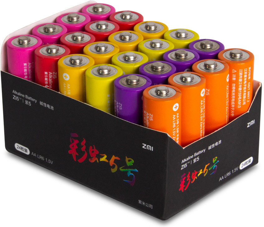 Набор батареек Xiaomi ZMI ZI5 Rainbow AA524 | Xiaomi