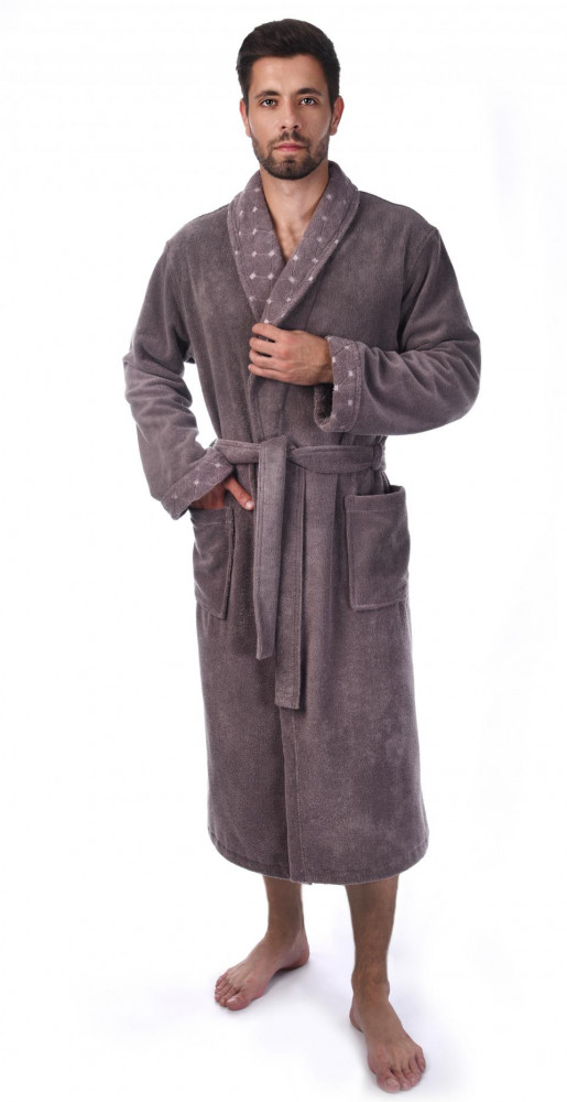 Халат махровый мужской | Fitta nebbia | Cleanelly Perfetto