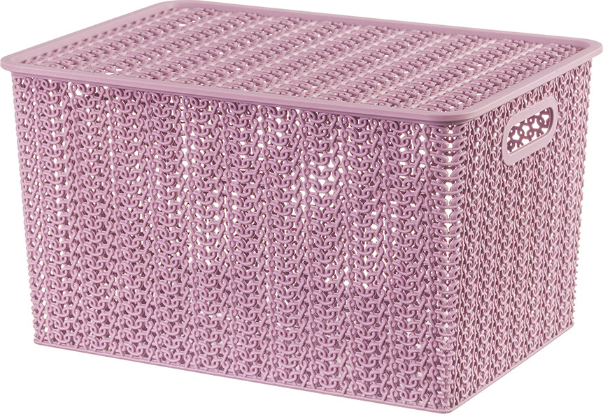 Корзина универсальная с крышкой | Вязь | Violet