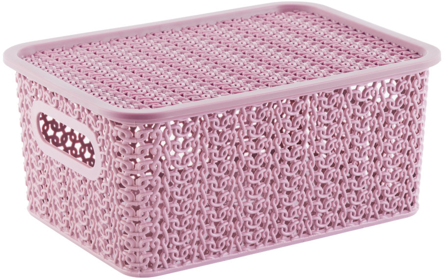 Корзина универсальная с крышкой | Вязь | Violet