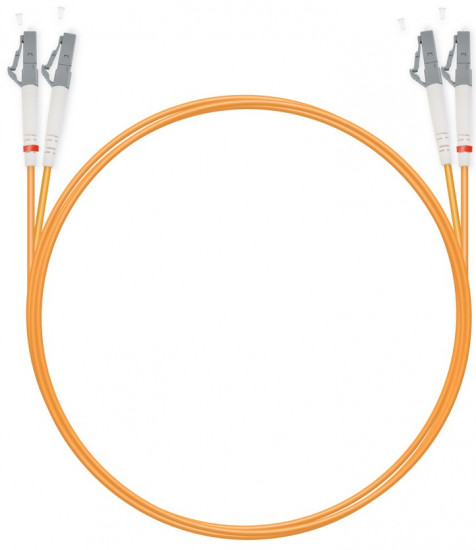 Патч-корд оптоволоконный LC/UPC-LC/UPC MM OM1 62.5/125 Duplex