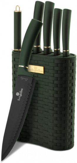 Набор ножей на подставке «Emerald Collection»