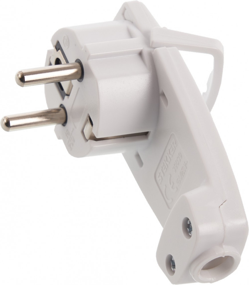 Вилка угловая плоская с кольцом | Stekker