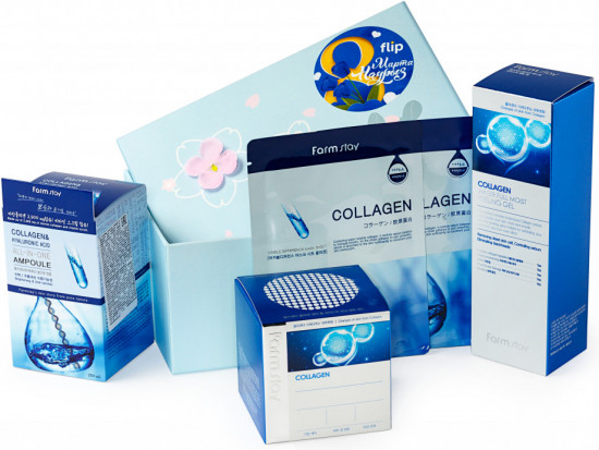 Набор подарочный для ухода за лицом Collagen