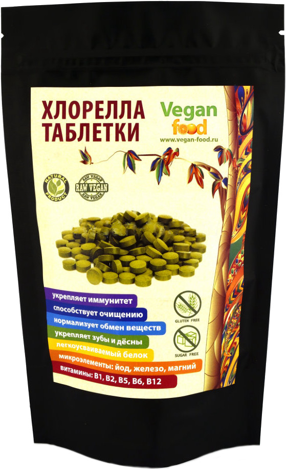 Хлорелла прессованная | Vegan food