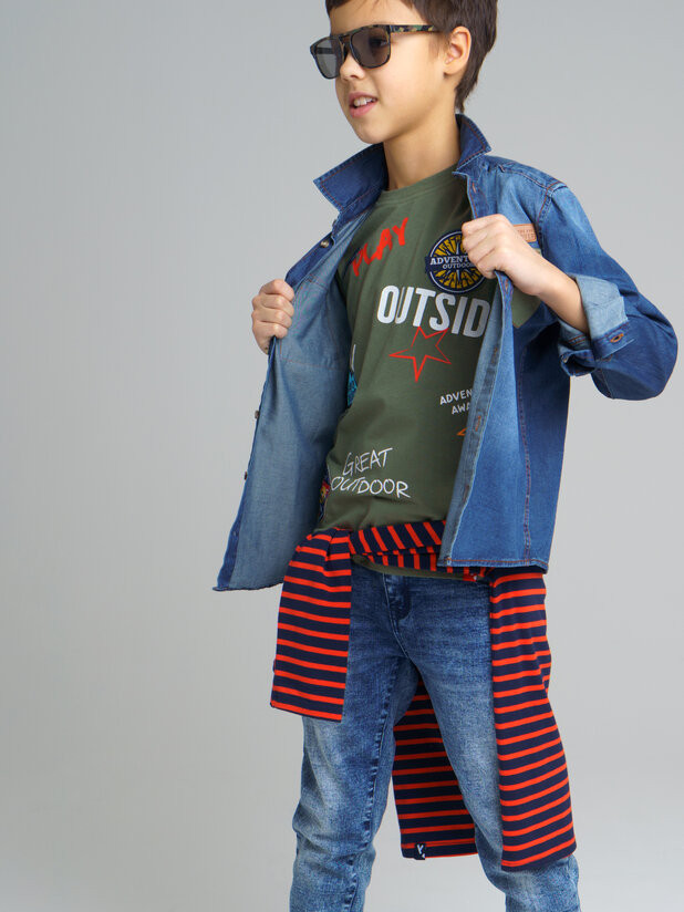 Рубашка для мальчиков | Adventure | PlayToday