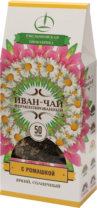 Иван-чай ферментированный с ромашкой | Емельяновская Биофабрика