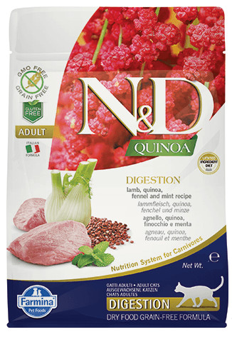 Корм беззерновой при заболеваниях ЖКТ с ягненком и киноа