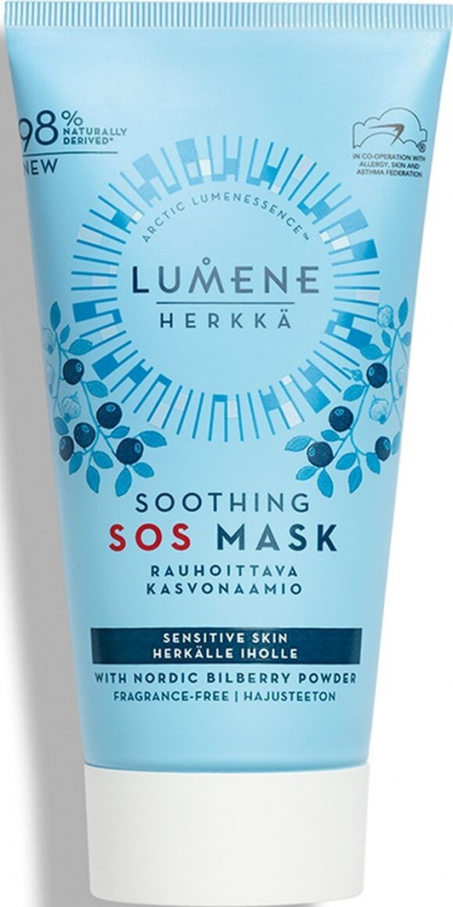 Маска для лица успокаивающая | Herkka | Lumene