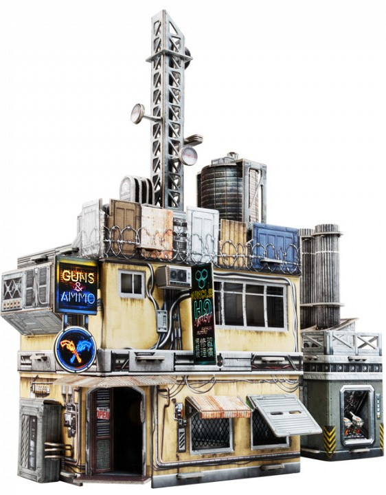 Модель сборная «Кибершоп» | Умная бумага