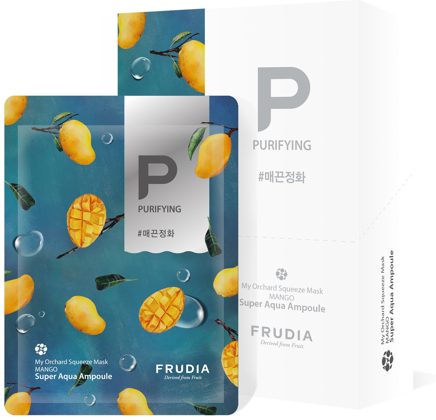 Набор масок для лица смягчающих с экстрактом манго | Frudia