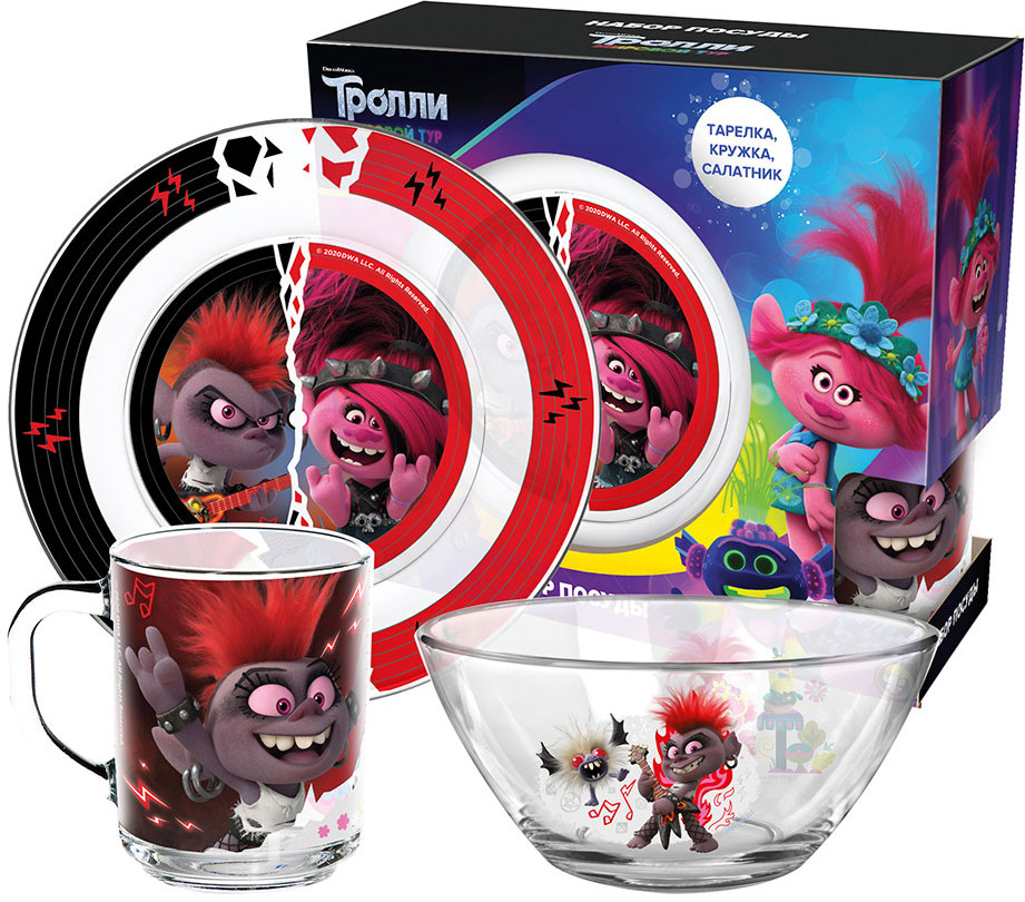 Набор посуды «Тролли 2» | Тролли 2 | ND Play