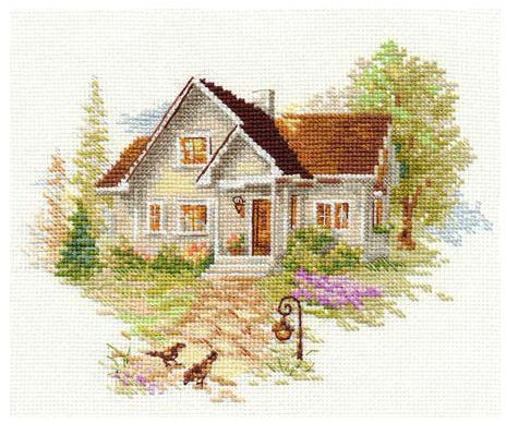 Набор для вышивания «Июльский домик» | Алиса