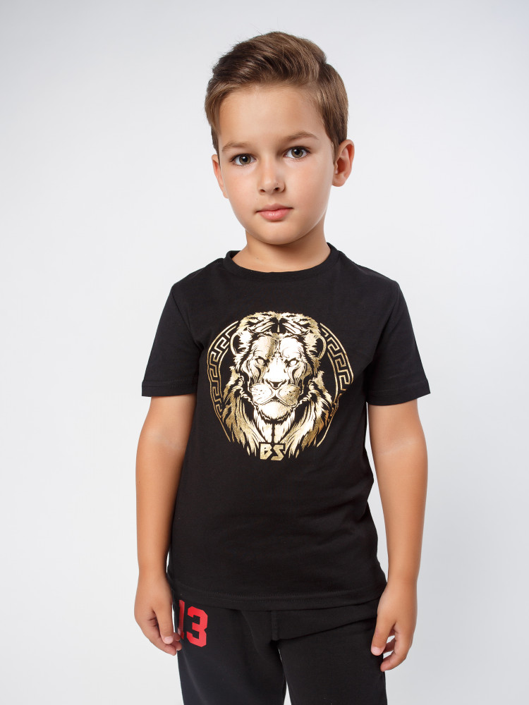 Футболка детская «Gold Lion» | Black Star Wear