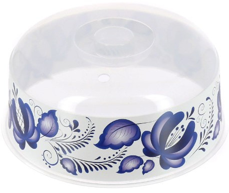 Крышка для микроволновой печи «Гжель» | IDEA